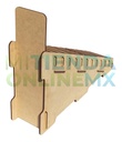 Organizador Exhibidor 12 Cajetillas Cigarro Vertical Mdf