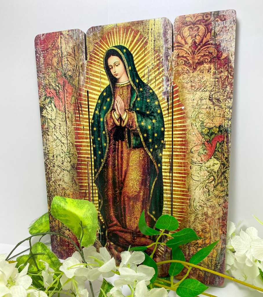 Cuadro Virgen Guadalupe Impresión Directa En Mdf 30x25cm