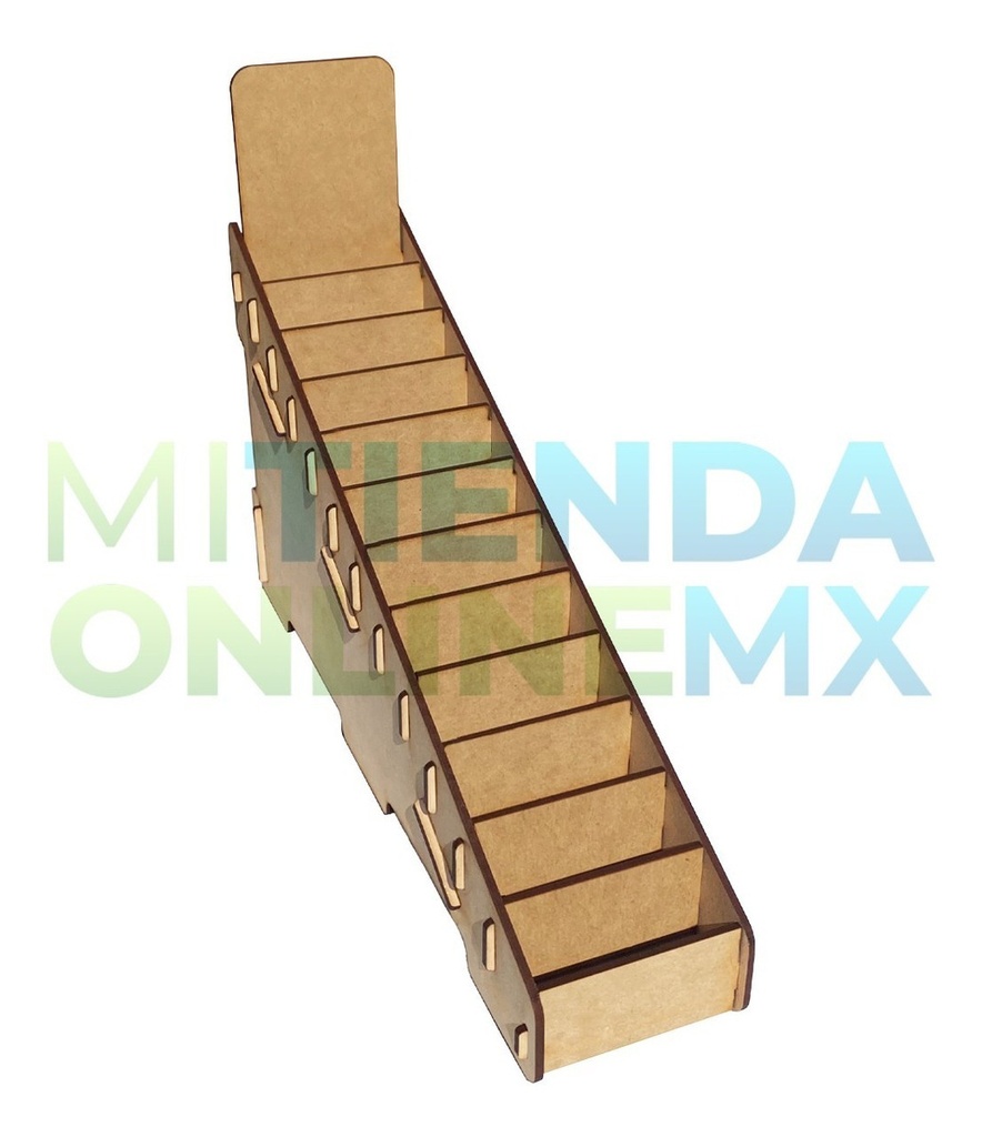 Organizador Exhibidor 12 Cajetillas Cigarro Vertical Mdf