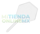 Cake Topper Hexagonal Acrilico 3mm - 10 Pzs. 