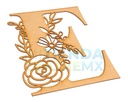 Letras Mdf Flores Corte Laser 30 Cm 3mm (pack 6)