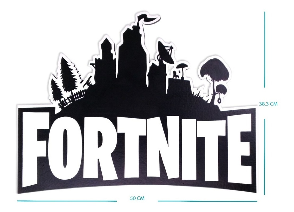 Cuadro Fornite Gamer Mdf Impresión Directa 50x38 Cm