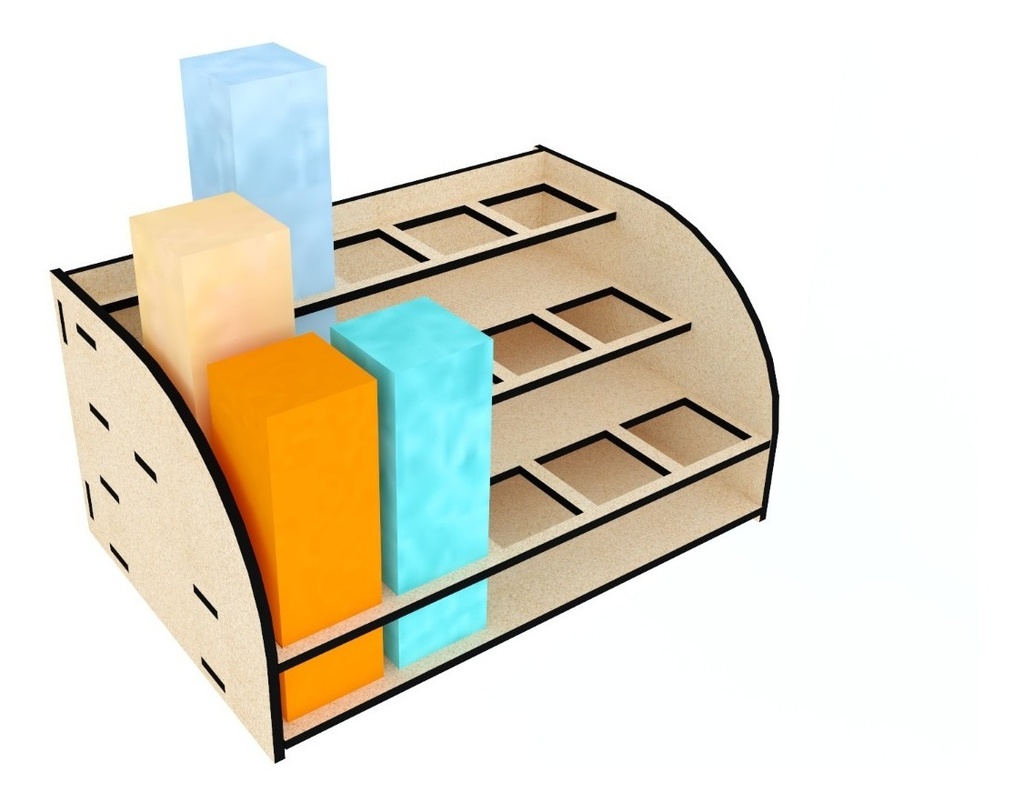 Exhibidor 15 Cigarros Electrónicos Expositor Mdf Pack 5