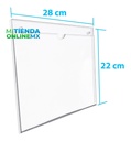 Porta Hojas Carta Horizontal Acrílico 2mm (pack 20)