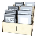 Caja Organizador Exhibidor Para 18 Disco Duro 2.5 Y 3.5 Hd