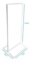 Porta Menú  Acrílico Doble Vista Restaurant 14x10.5 Pack12ud