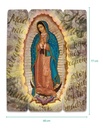 Cuadro Virgen Guadalupe Impresión Directa En Mdf 30x25cm M03