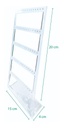 Exhibidor Organizador Acrílico De Aretes Joyería M02 Pack 5