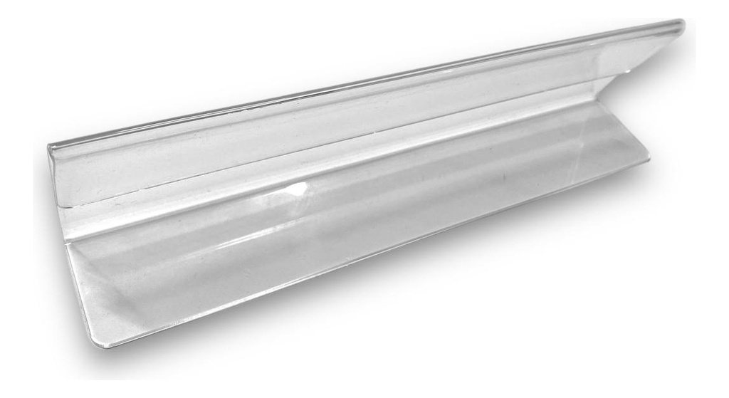 Porta Nombre, Acrílico De 2mm 23x5 Cm Pack 20