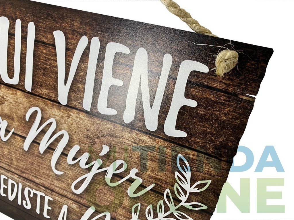 Letrero Cuadro Para Pajes De Boda Decoración M6 - 40x30cm