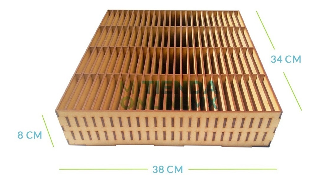 Organizador 200 Marbetes Recepción Habitación Mdf 6mm