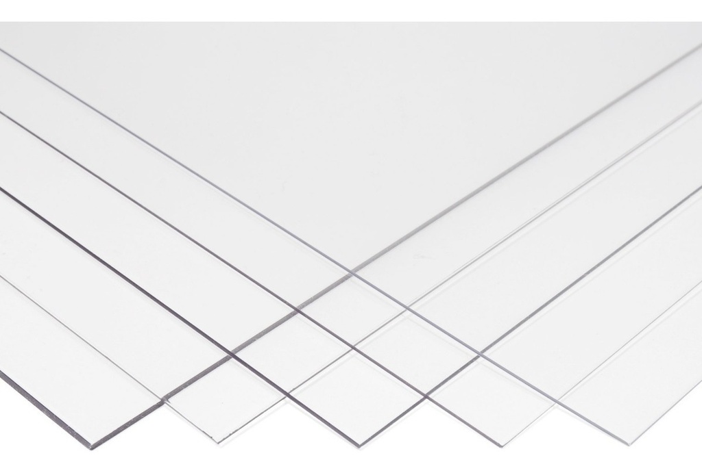 Lamina Acrílico Transparente 20 X 15 Cm De 2 Mm Pack 60 Pz