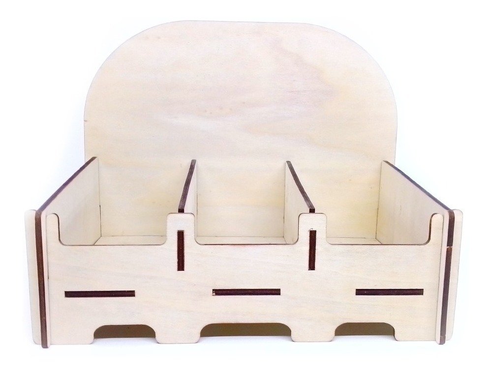 Organizador Expositor Exhibidor Multiusos Triplay  M01