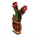 Cuadro Decorativo Cactus Oficina Hogar Triplay