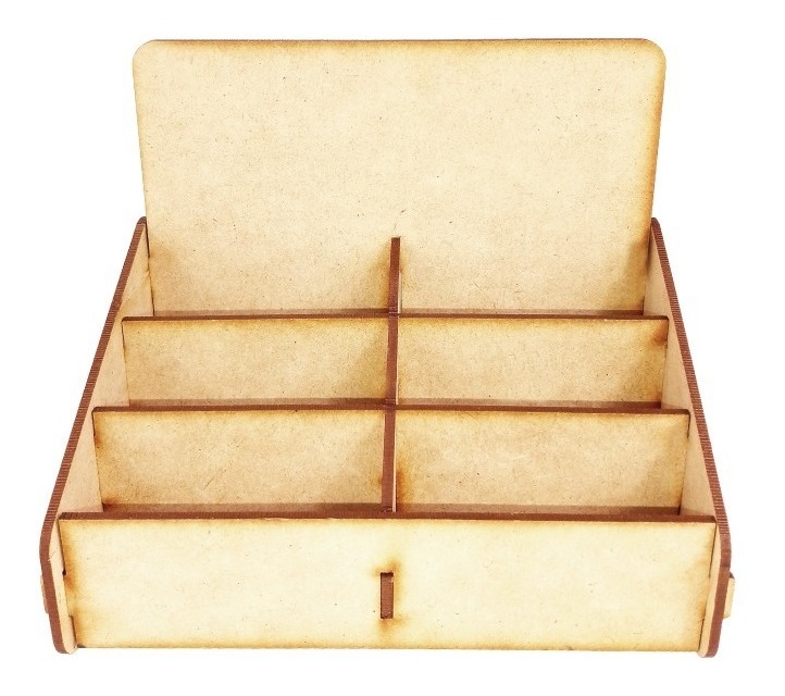 Organizador Exhibidor 6 Cajetillas Cigarro Horizontal Mdf