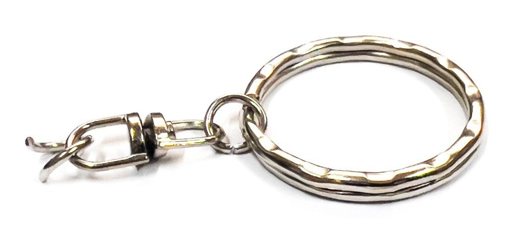 Llavero Herraje Giratorio Argolla Color Plata  5000 Piezas