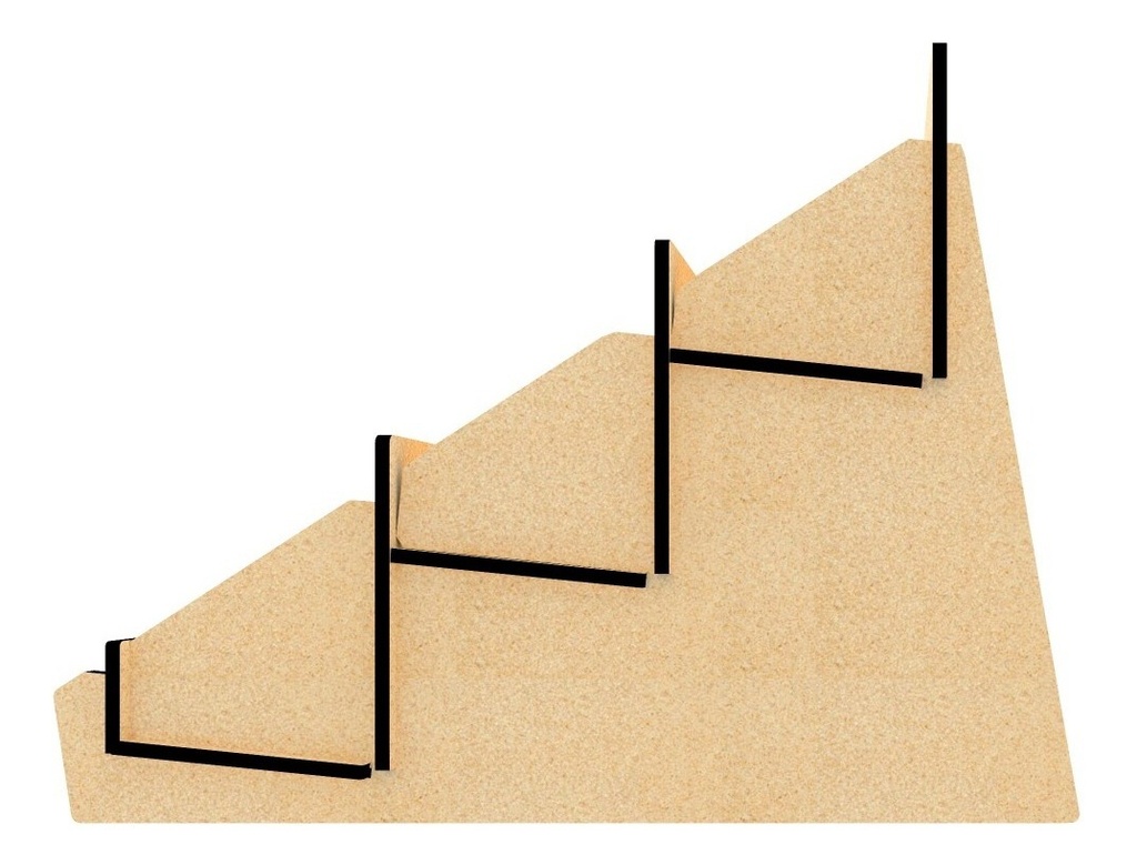 Organizador Expositor Exhibidor Multiusos Mdf 3mm M02