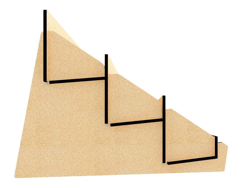 Organizador Expositor Exhibidor Multiusos Mdf 3mm M02