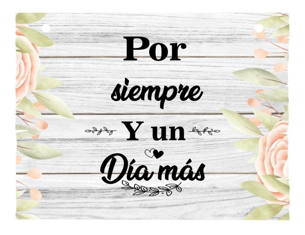 Letrero Cuadro Paje Boda Decoración 40x30cm  P01