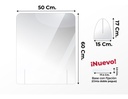 Mampara Proteccion Protectora Anticontagio 50x60cm Economica