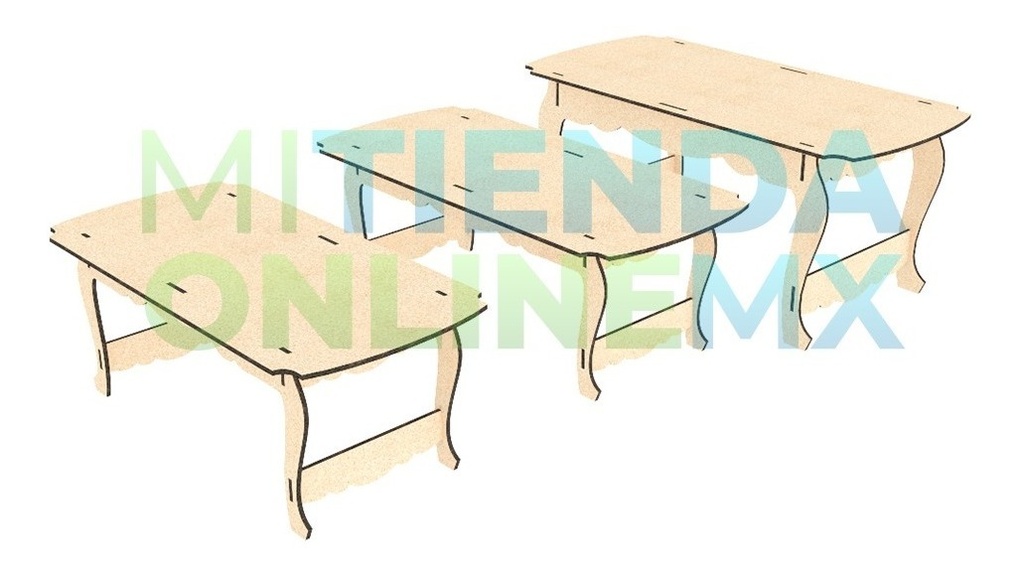 Kit Candy Bar Mesa De Postres Dulces Fiesta Xv Años Mdf