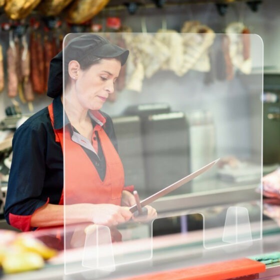 Mampara Proteccion Protectora Anticontagio 60x60cm Economica