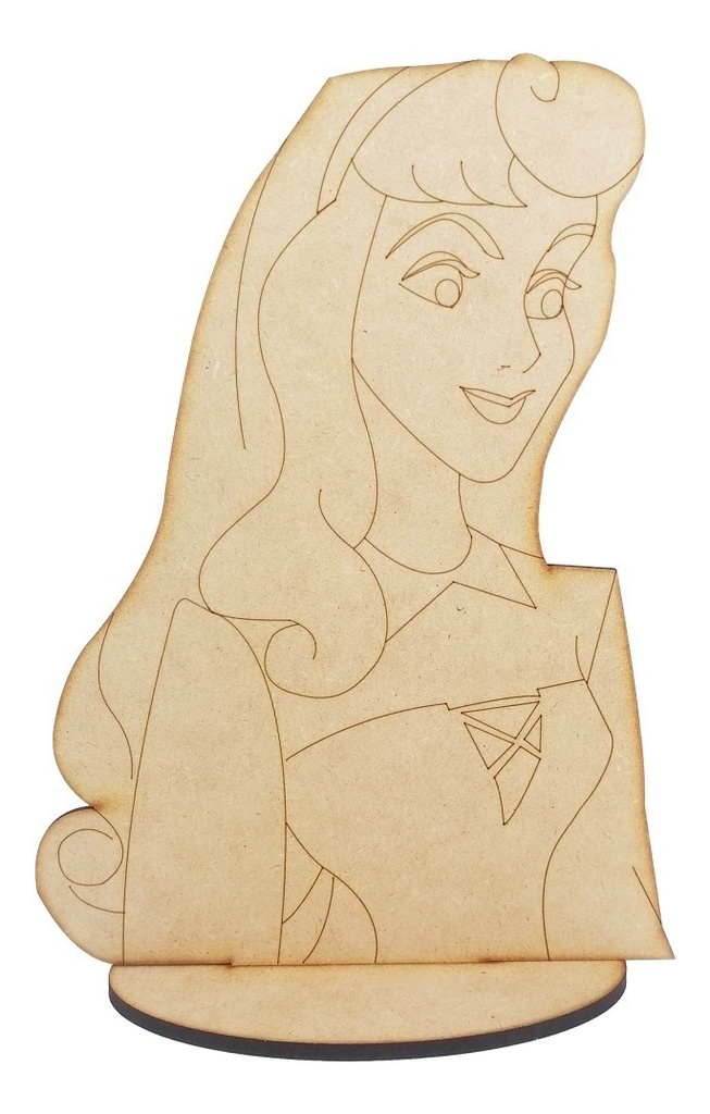 Centro De Mesa Princesas Mdf Xv Cumpleaños 10pzs.