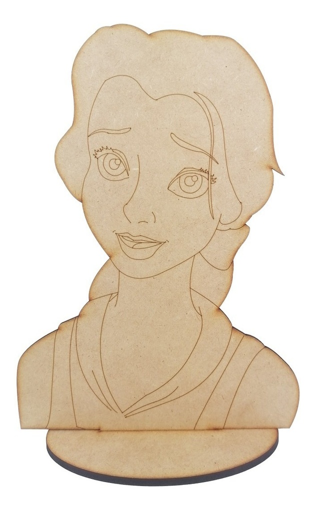 Centro De Mesa Princesas Mdf Xv Cumpleaños 10pzs.