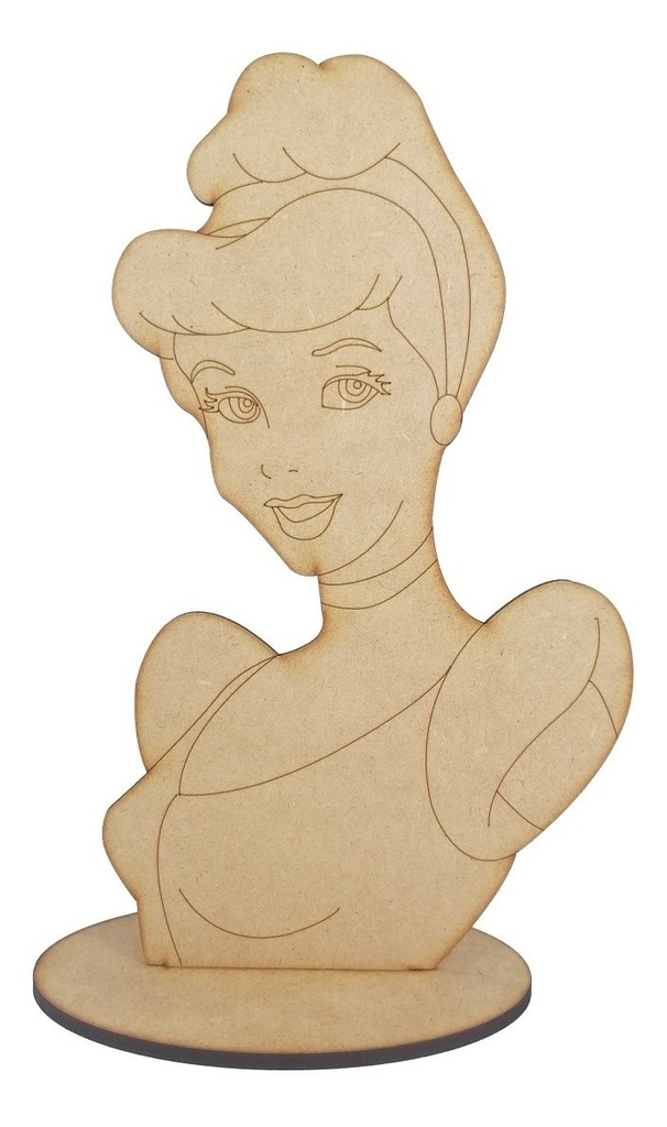 Centro De Mesa Princesas Mdf Xv Cumpleaños 10pzs.