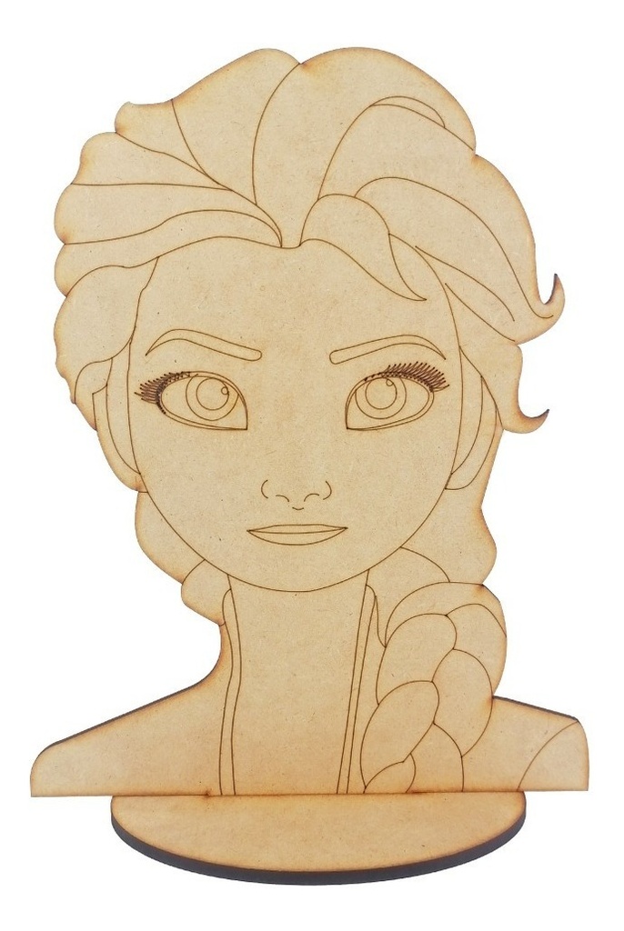 Centro De Mesa Princesas Mdf Xv Cumpleaños 10pzs.