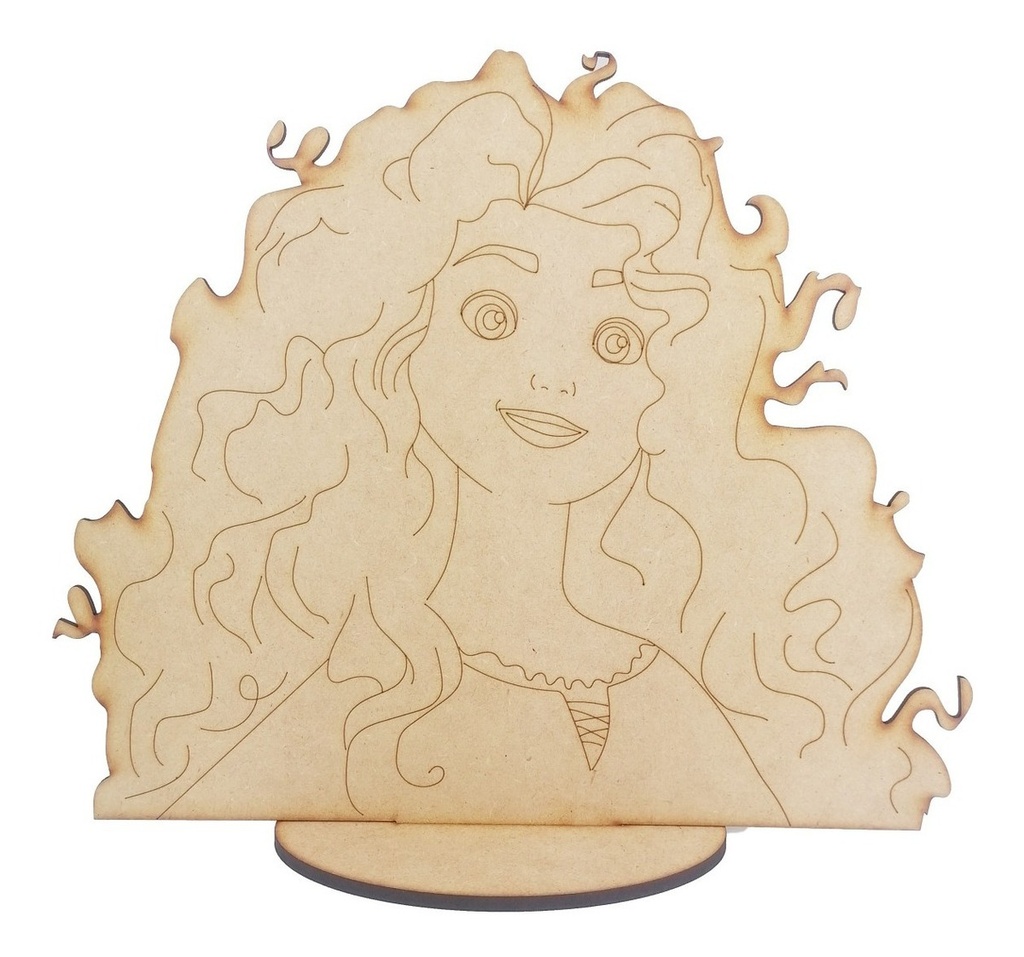 Centro De Mesa Princesas Mdf Xv Cumpleaños 10pzs.