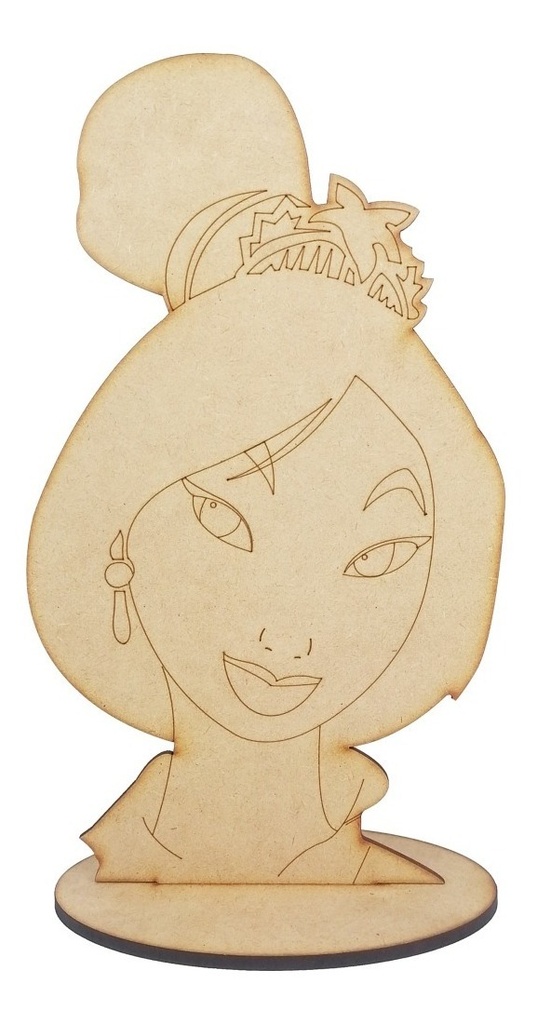 Centro De Mesa Princesas Mdf Xv Cumpleaños 10pzs.