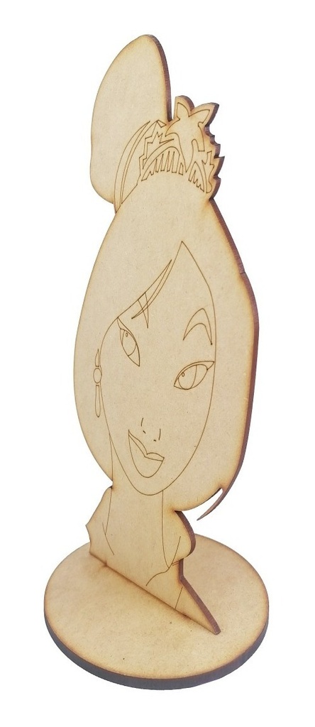 Centro De Mesa Princesas Mdf Xv Cumpleaños 10pzs.