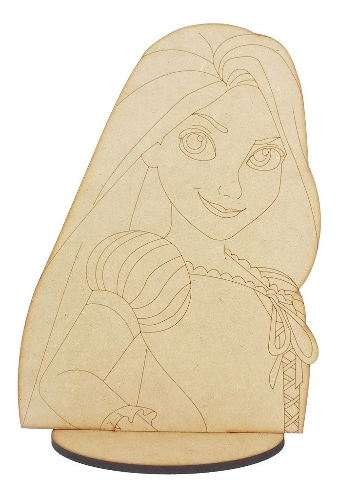 Centro De Mesa Princesas Mdf Xv Cumpleaños 10pzs.