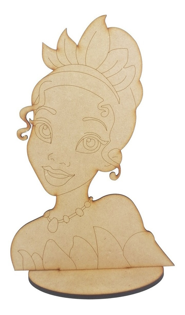 Centro De Mesa Princesas Mdf Xv Cumpleaños 10pzs.