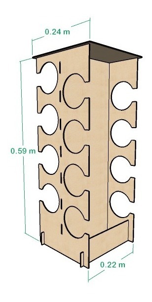 Cavas, Soportes Para Botellas De Vino Para 8 Botellas