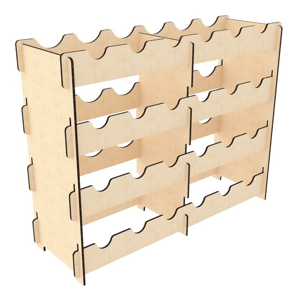Cavas, Soporte Para Botellas De Vino Para 24 Botellas