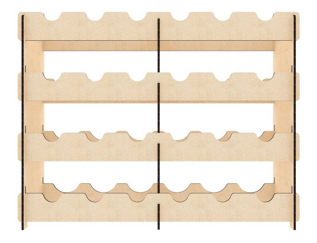 Cavas, Soporte Para Botellas De Vino Para 24 Botellas