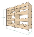Cavas, Soporte Para Botellas De Vino Para 24 Botellas