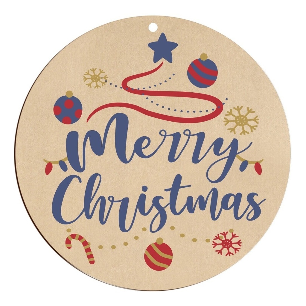 Corona Navidad  Para Puerta Artesanal 30 Cm 