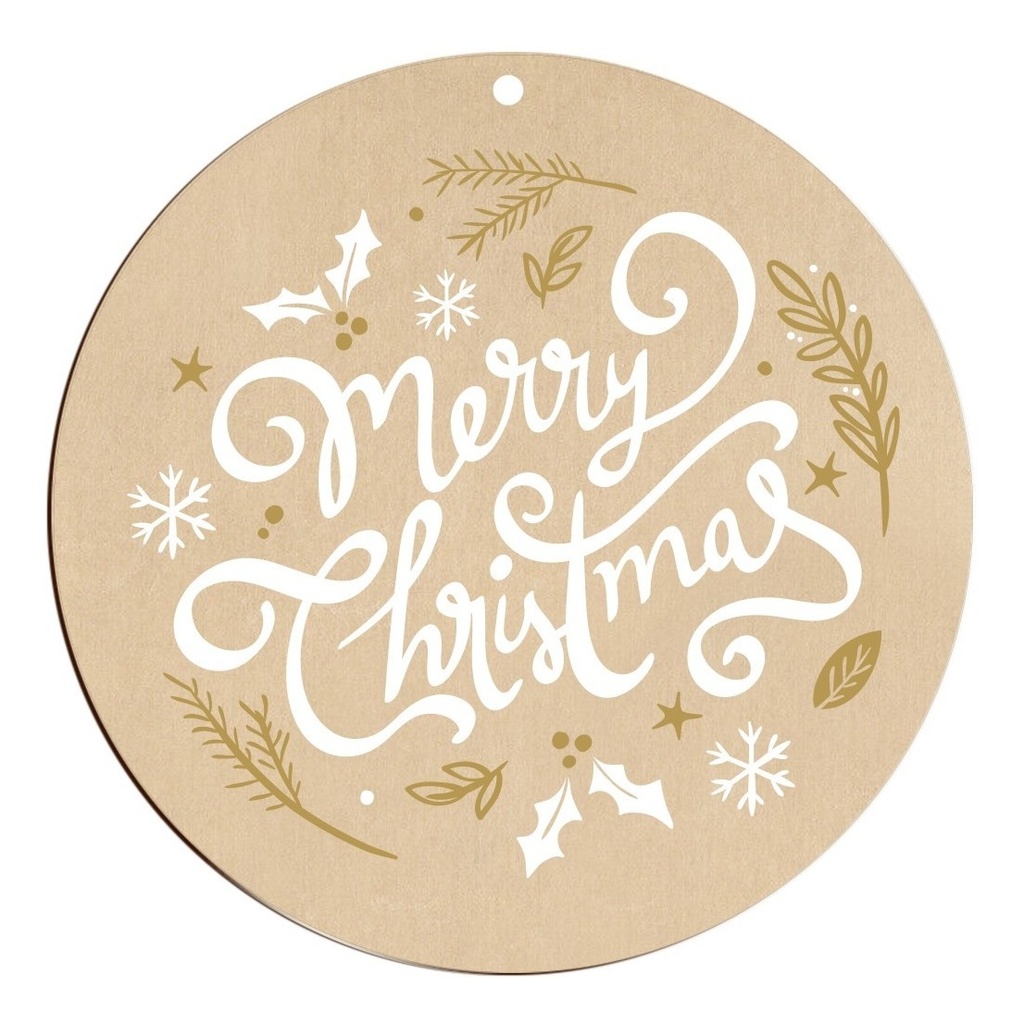 Kit 12 Esferas Navidad Artesanal 10cm