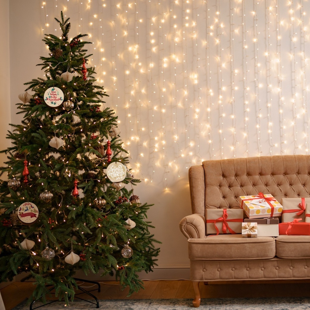 Kit 12 Esferas Navidad Artesanal 10cm