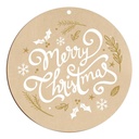 Corona Navidad  Para Puerta Artesanal 25 Cm 