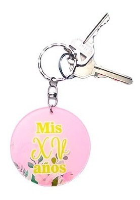 Llavero Personalizado Doble Vista Acrílico Impreso Pack 50