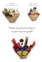 Regalo Dulcero Florero Corazón San Valentín Mdf - Pack 15