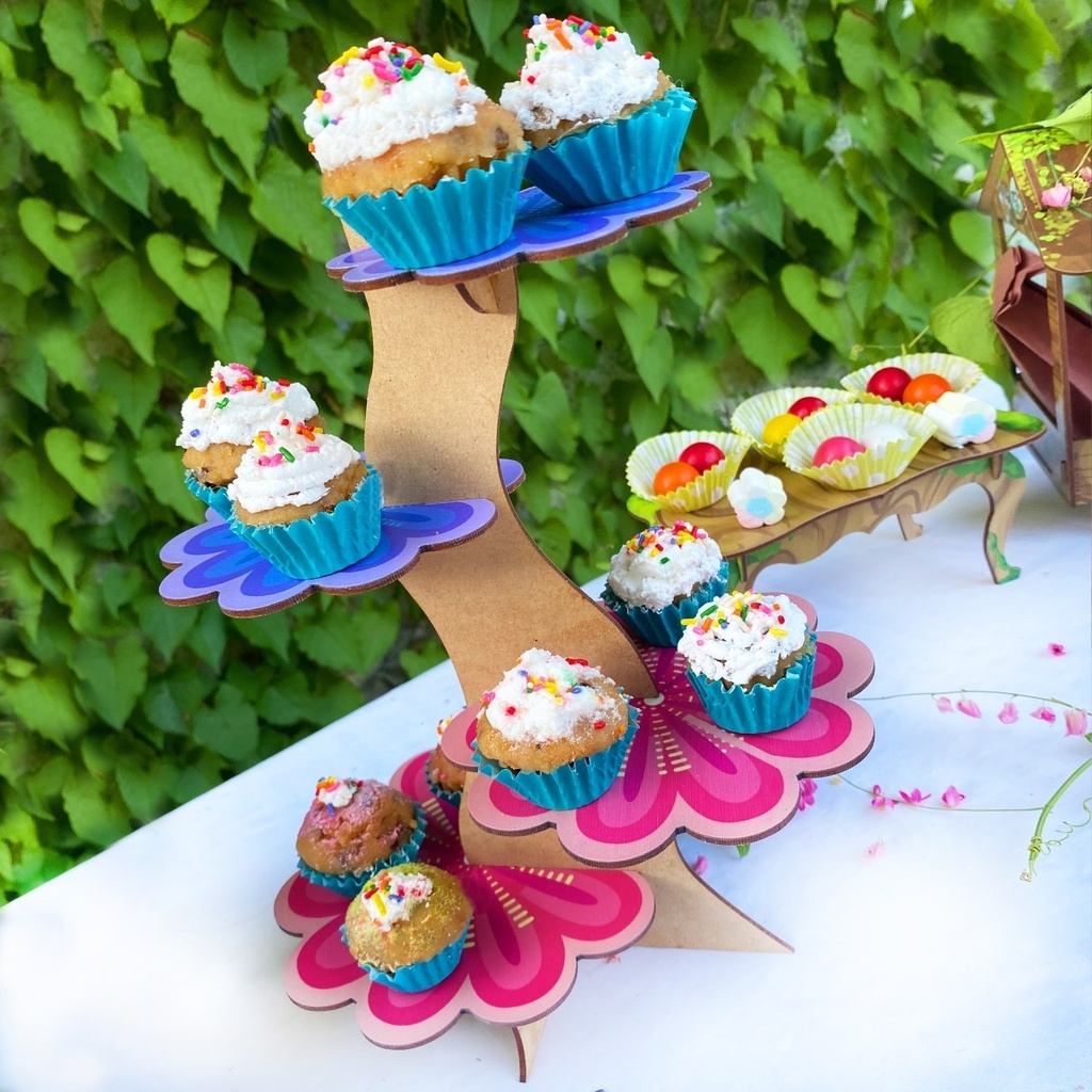 Kit Mesa Dulces Candybar Mini En Mdf Impreso Alta Calidad M1