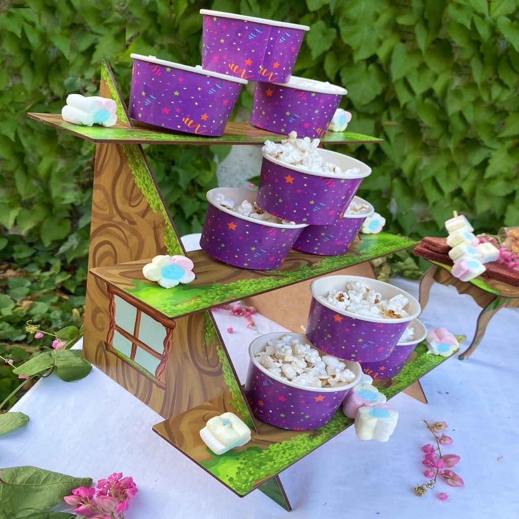 Kit Mesa Dulces Candybar Mini En Mdf Impreso Alta Calidad M1