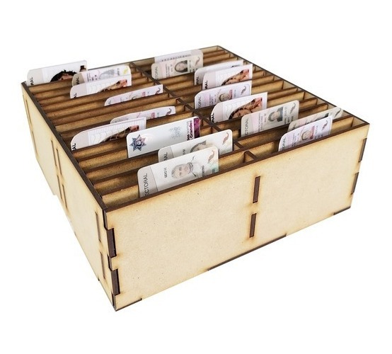 Organizador 30 Credenciales Personal Recepción Tarjetas