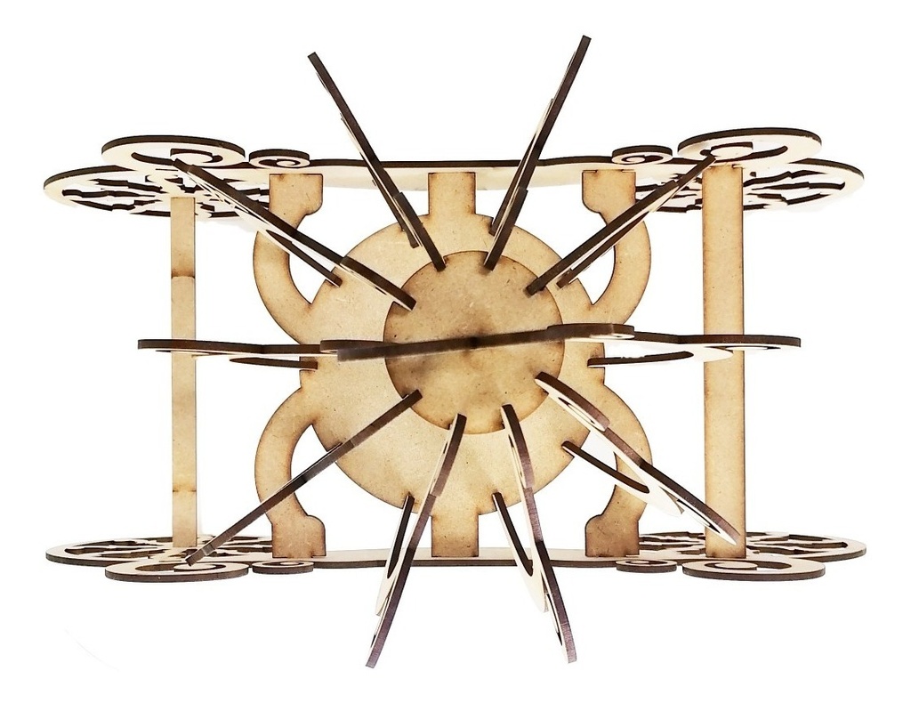 Carreta Carruaje Centro Mesa Boda Xvaños Cenicienta Mdf 10pz