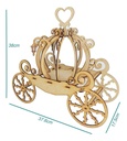 Carreta Carruaje Centro Mesa Boda Xvaños Cenicienta Mdf 10pz